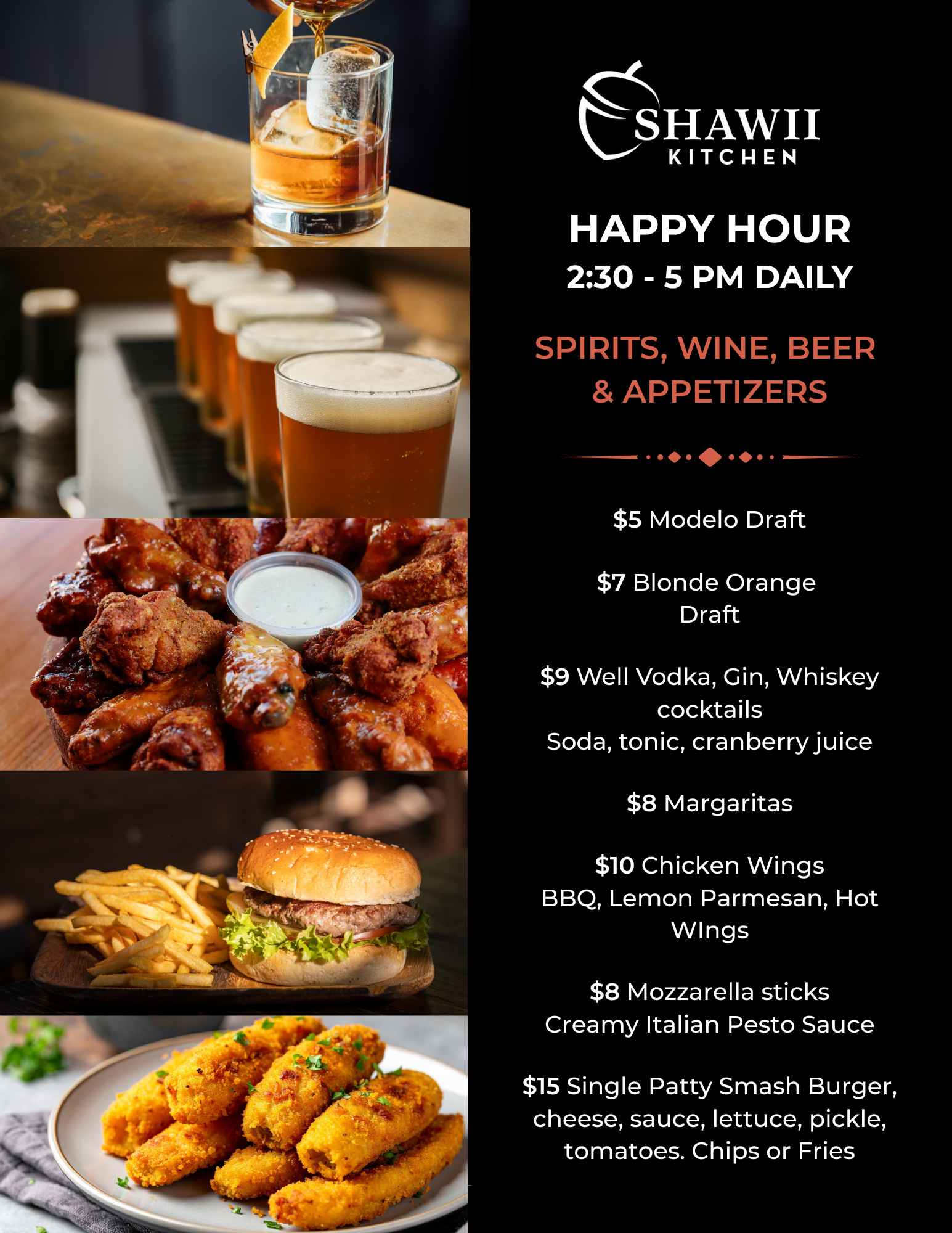 Shawii Kitchen Happy Hour