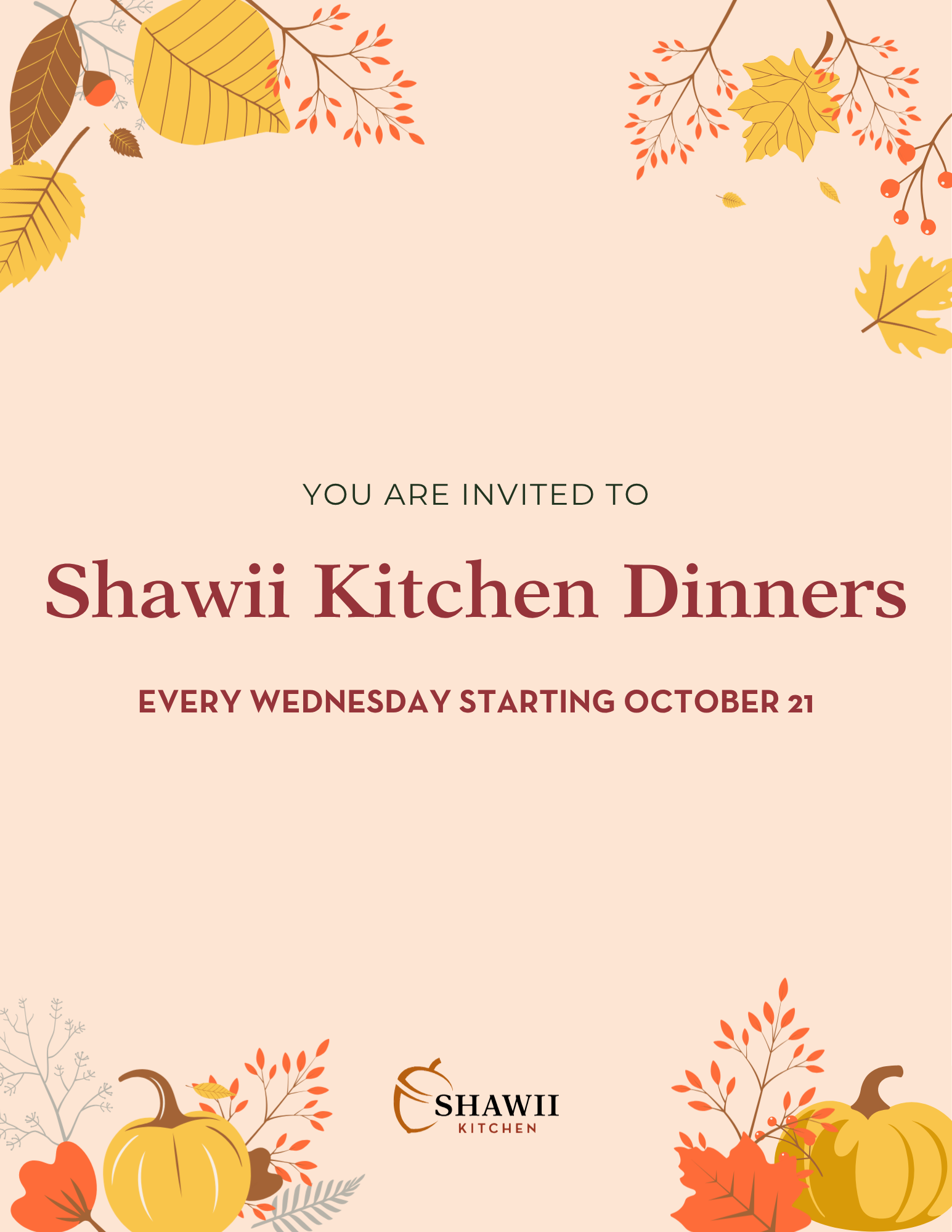 Shawii Kitchen Happy Hour